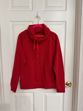 Nike Red Dri-FIT Performance Funnel Neck Sweatshirt